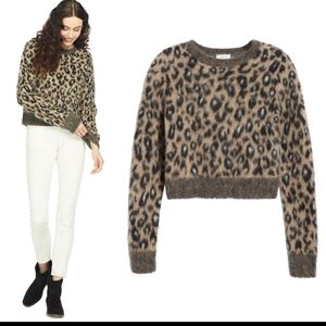 A. L. C. Alpaca Leopard Sweater NWT